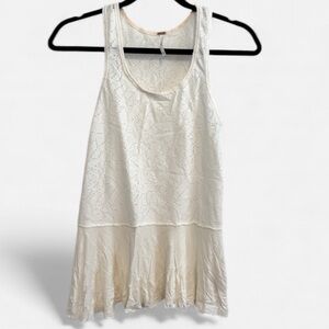 Free people. Bohemian White Sleeveless Women's Top. Size XS